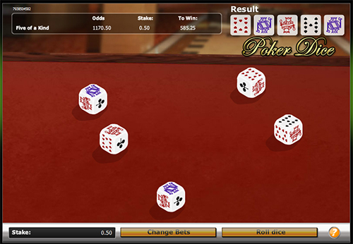 poker dice online casino spiel im 888 casino